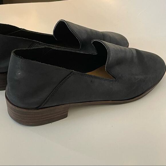 Lucky Brand Black Leather Loafers - Picture 7 of 11